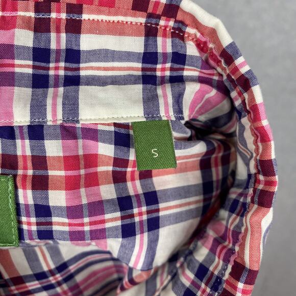 Sid Mashburn Shirt Mens S Multicolor Plaid Long Sleeve Button Down - Picture 8 of 9